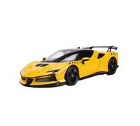 YRXIAO Ornamenti Per Auto Modello Pressofuso In Metallo Con Apertura Portiera Scala 1:24 Gialla Per Ferrari SF90XX(Yellow)
