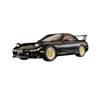 YRXIAO Per Mazda RX-7 Scala Ornamenti In Metallo Modello Di Auto In Lega 1:18 Pressofuso Supercar Da Collezione Rosso(Black)