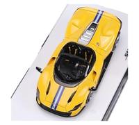 YRXIAO Resina 1:64 Per Ferrari SP3 Daytona Modello Di Auto Da Collezione Modello Di Auto Ornamento Verde(Yellow)