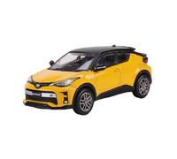 YRXIAO Rosso 1:64 Per Toyota CH-R Modello Commemorativo In Lega Di Auto Ornamentale In Miniatura In Scala(Yellow)