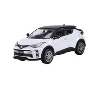 YRXIAO Rosso 1:64 Per Toyota CH-R Modello Commemorativo In Lega Di Auto Ornamentale In Miniatura In Scala(White)