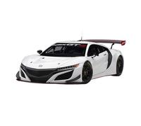YRXIAO Scala 1:18 Per Honda NSX GT3 2018 Modello Di Auto Sportiva Collezione Statica Decorazione Per Ufficio In Metallo(White)
