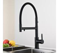 YRYRHX Rubinetto da Cucina a 3 Vie Miscelatore da Cucina con doccetta Estraibile Miscelatore da Cucina a Tre Vie Miscelatore da Cucina a Doppia modalità Maniglia Singola Doppia Uscita, Nero Household