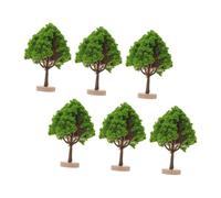 YRYRYW 6 Pezzi di Modelli in Miniatura di Alberi di Simulazione del Paesaggio di Alberi Nani per la Base Artigianale della Decorazione delle Piante del Portico Household faucets