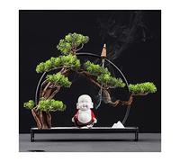 YRYRYW Alberi Artificiali Albero Bonsai Artificiale Arte del Ferro Piante finte Albero Bonsai Zen Artificiale Figura in Ceramica Ornamenti di Buddha per l'arredamento di casa e Ufficio Bonsai