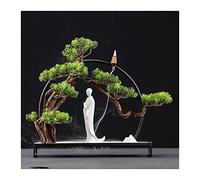 YRYRYW Alberi Artificiali Albero Bonsai Artificiale Arte del Ferro Piante finte Albero Bonsai Zen Artificiale Figura in Ceramica Ornamenti di Buddha per l'arredamento di casa e Ufficio Bonsai