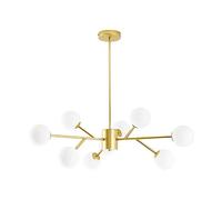 YRYRYW Branch Tree Molecule Magic Bean lampadario, Sala da Pranzo per la casa Camera da Letto primaria e secondaria, Gold del Soggiorno di Lusso a Luce nordica. 9 Testa Household faucets