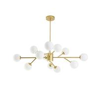 YRYRYW Branch Tree Molecule Magic Bean lampadario, Sala da Pranzo per la casa Camera da Letto primaria e secondaria, Gold del Soggiorno di Lusso a Luce nordica. 12 Testa Household faucets