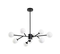 YRYRYW Branch Tree Molecule Magic Bean lampadario, Sala da Pranzo per la casa Camera da Letto primaria e secondaria, G9 Nordic Light Luxury Soggiorno lampadario-Nero. 9 Testa Household faucets