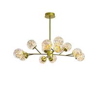 YRYRYW Camera da Letto Luce, Soggiorno Soggiorno Camera da Letto Commerciale, a LED Lumo Magico di Lusso Magico lampadario in Vetro di fagio Household faucets