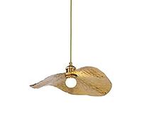 YRYRYW Creative Hardware Hardware LED LED LEGGIO, per la Camera da Letto del Ristorante, Foglia in Stile Americano Durante Le luci, Il lampadario postmoderno E27 Antique Rame 40 cm Household faucets