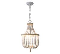 YRYRYW Decorazione di Negozi di Abbigliamento da Sposa, E14 lampadari in Legno in Campagna Francese, Vecchi lampadari Bianchi Vintage, antichi Caratteristiche di Illuminazione-Retro Bianco 30 * 50ｃｍ