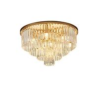 YRYRYW Durante la Luce con Gocce di, Lampadina a soffitto di Montaggio per la Camera da Letto del corridoio Camera da Letto, lampadario di, Oro di Finitura cromata. 60 * 40 cm Household faucets