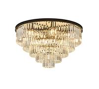 YRYRYW Durante la Luce con goccioline di, Lampadina a soffitto di Montaggio per la Camera da Letto del corridoio Camera da Letto, lampadario a, la Finitura cromata-Nera. 80 * 50 cm Household faucets