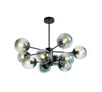 YRYRYW E27 lampadario di vetro molecola di fagioli magici, luce del soffitto industriale, lampada a soffitto per soggiorno camera da pranzo camera da pranzo, lampadari di vetro sputnik durante la luce