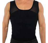 YRYRYW Elastica Trucca T-Shirt per Uomini Sport - Truccatore per la Vita, Tessuto Comune Compatto con Controllo del Ventre abbracciato, Vestito Comune all'alveo Household faucets