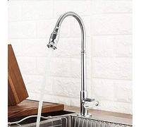 YRYRYW Faucet Kitchen Tap Wall Mount Brass Double Joint Brushed Nickel Household faucets