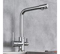 YRYRYW Filter Kitchen Faucets Deck Mounted Mixer Tap 360 Rotation with Water Purification Features Mixer Tap Crane for Kitchen Household faucets
