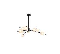 YRYRYW G9 Gold Sputnik lampadario Spazzolato Brass a Pendente a Pendente di metà Semi Semi-Filo Apparecchiatura a Monte Lampade per la Cucina da Letto da Pranzo Black. 9 Testa Household faucets