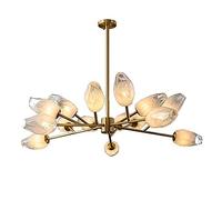 YRYRYW G9 lampadario di Lusso di Lusso Nordic Light Luxury, Sala da Pranzo per la Sala da Pranzo, Lampada da Letto di Villa, Molecola postmoderna lampadario di Fagioli magici. 15 Testa Household