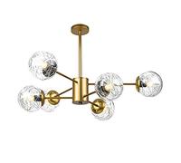 YRYRYW Globe Glass parapshade Durante, molecole di Filo di Alluminio e27 Nordic di Sputnik, molecole di Fagioli magici Durante Il Oro. 6T Household faucets