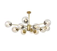 YRYRYW Globe Glass parapshade Durante, molecole di Filo di Alluminio e27 Nordic di Sputnik, molecole di Fagioli magici Durante Il Oro. 12T Household faucets