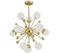 YRYRYW Il lampadario Sputnik Spazzolato Brass Affermazione Light Mid Century Durante la Luce per la Cucina del corridoio, G9 LED Nordic Dandelion Magic MAGIGHE BARLIGLE. 11 Testa Household faucets