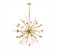 YRYRYW Il lampadario Sputnik Spazzolato Brass Affermazione Light Mid Century Durante la Luce per la Cucina del corridoio, G9 LED Nordic Dandelion Magic MAGIGHE BARLIGLE. 18 Testa Household faucets