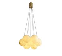 YRYRYW Illuminazione da Pranzo in Camera da Letto concisa, lampadario di Rame Creativo Individuale Americano, G9 Nordic Creative Marble Coper-Copper 33 * 200cm Household faucets