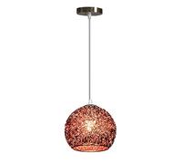 YRYRYW Isola da Cucina 1 lampadario Leggero per Barre per Camera da Letto da Letto Balcone, Metallo Rotondo Durante la Luce, colorato conciso Durante Lampada-B 18x18 cm Household faucets