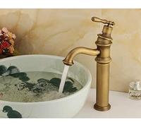 YRYRYW Kitchen Taps Antique Faucet with A Brushed Basin Full of EuropUPC Taps with A Handle And Double Control, And Hot And Cold Copper with A High Basin Household faucets