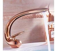YRYRYW Kitchen Taps Basin Faucets Black Oil Brushed/Rose Gold Bathroom Faucet Basin Faucet Turning Single Lever Mixer Crane Household faucets