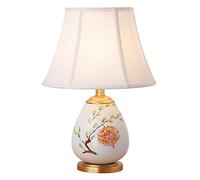 YRYRYW Lamp Bedside Lamp Hand Painted Flower Ceramic Table Lamp for Study Room Living Room Bedroom Villa Night Light Lamp Household faucets