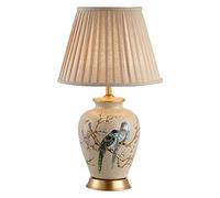 YRYRYW Lamp Ceramic Table Lamp Chinese Hand-Painted Flower And Bird Ceramic Table Lamp Retro Table Lamps Bedroom Bedside Table Lamp Countryside Wedding Room DecoratDesk Lamp Lamps Lamp Household