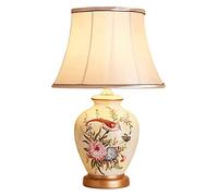 YRYRYW Lamp Ceramic Table Lamp European Ceramic Table Lamp, Bedside Lamp, Desk Lamp Hand-Painted Flowers And Birds Living Room Bedroom Study Office Lighting Lamps Lamp Household faucets