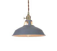 YRYRYW Lamp Color 1-Head Pendant Lamp, American Retro Fixture, Dining Table Metal Lampshade, Height Adjustable E27 Base Ceiling Hanging Lantern, for Kitchen Island, Dining T Lamp Household faucets