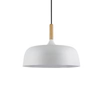YRYRYW Lamp Nordic Restaurant Pendant Lamp, Personality Fixture, Dining Table Wooden Metal Drop Ceiling Light Cover, Bar E27 Screw 1-Head Droplight, for Kitchen Island, Livin Lamp Household faucets