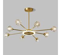 YRYRYW Lampada del soffitto Creativo, lampade nordiche Calde, G9 Luce Luxuria Post- Tutto lampadario di Rame, per la Camera da Letto Principale Soggiorno a casa 8 Household faucets