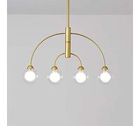 YRYRYW Lampada del Soggiorno, G9 in Stile Europeo Post-lampadario, Sala da Pranzo per Camera da Letto, lampadario Girevole Creativo e Trasparente nella Testa 4 Household faucets