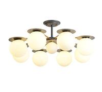 YRYRYW Lampadario di fagioli magici di vetro ultra-più luminoso, lampadario a soffitto a soffitto industriale vintage industriale di fagioli a sospensione per la cucina da pranzo cucina da soggiorno e