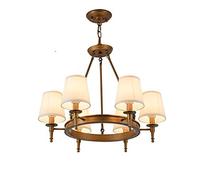 YRYRYW Lampadino a Filo a Filo a Filo a Filo a Filo a Filo a Filo a Filo Vintage Lampada da Lampada a soffitto in Bronzo per Sala da Pranzo, Garage, Cucina, E14 American Country lampadario-Bronzo 6