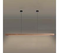 YRYRYW Light Linear Pendant Light 47.2in LED Chandelier Ceiling Lamp Pool Table Lighting Fixture Minimalist Wood Hanging Lights Kitchen Island Dining Table Chandeliers Office Lamps Light Household