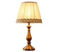 YRYRYW Light Table Lamp Bedside Lamp Nightstand Lamp Retro Copper Table Lamp American Minimalist Small Table Lamps Bedroom Bedside Lamp Warm Creative Romantic Desk Lamp Table Lamps Table Light for