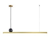 YRYRYW Luce a Strisce acriliche, lampade per la Camera da Letto per la Camera da Letto, con lampadario Artistico di Ferro, Lampada a Base di Fulmine a LED, Il Corpo della Lampada in Bronzo, Il