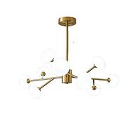 YRYRYW Magic Bean molecolare lampadario molecolare Sputnik Mid-Century Aipotesi a Sospensione Funzione Lampada a soffitto Oro per la Sala da Pranzo Cucina Soggiorno Rame 9 Testa Household faucets