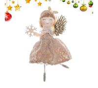 YRYRYW Ornamenti con Angeli - Ciondolo per Auto con Ragazza Carina e Scintillante - Piccola Fata con Abito in Pizzo, Accessori Decorativi per la casa delle Vacanze, per Soggiorno, Camera da Letto