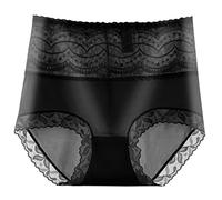 YRYRYW Pantini da Mutanda per Donne Lasciando Il Punto di Cintura Alto e Elegante Trimmer di Pantinella Femminile Transpirabile Tela Silk Blu Icer Household faucets