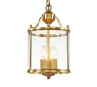 YRYRYW per Camera da Letto Soggiorno Sala da Pranzo, E27 E14 Nordic Tutto lampadario di Rame, lampadario Americano, Luce della Sala da Studio, Lampada da Letto Principale, Sala da Pranzo a Raggio di