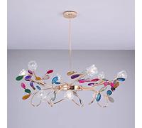 YRYRYW per la Camera da Letto della Sala da Pranzo del Soggiorno, lampadario di Agata in Americano, Lampada di Lusso Creativo postmoderno G4 Nordic Light di Lusso Creativo, lampadario Creativo di