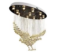 YRYRYW personalità Creativa Sospeped Wire Scale Lighting, per Attico per Scale per Scale di Villa Duplex, Colore Cristallino di a Filo candelaio Household faucets